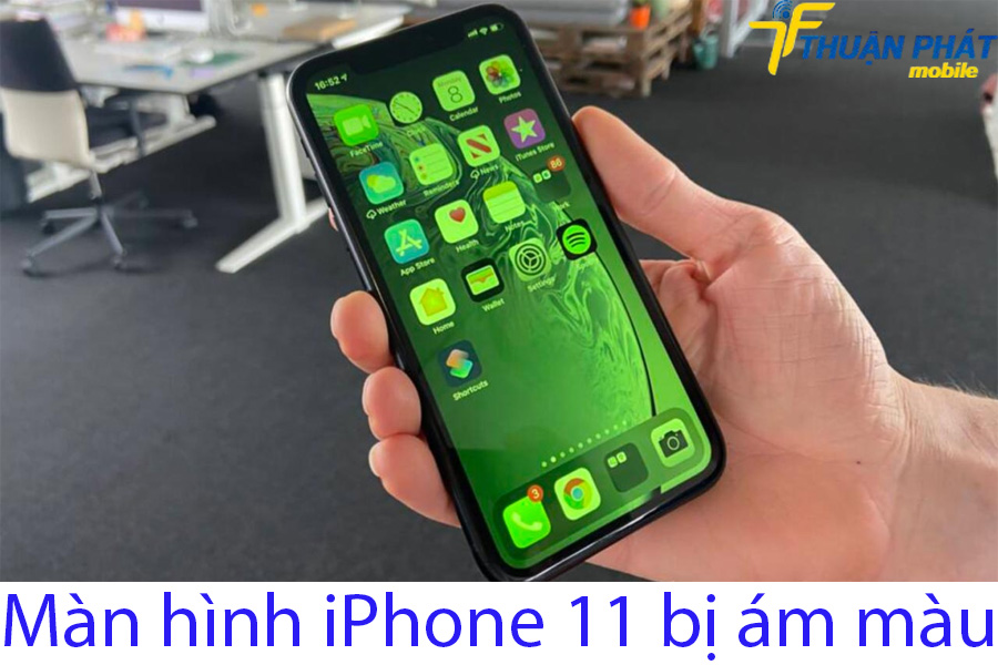 Màn hình iPhone 11 bị ám màu 1 Màn hình iPhone 11 bị ám màu 1