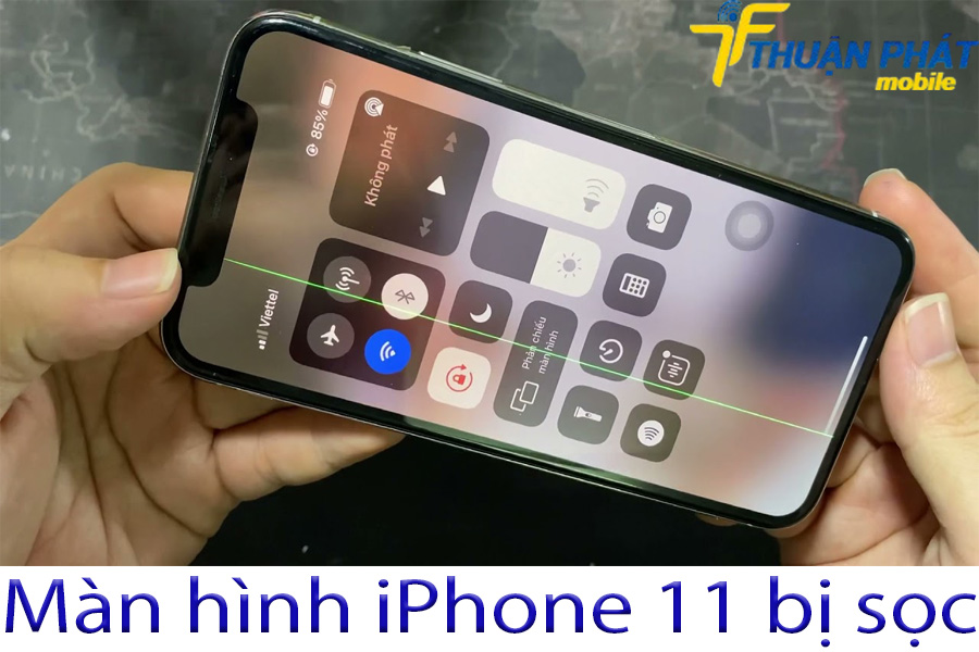 Màn hình iPhone 11 bị sọc