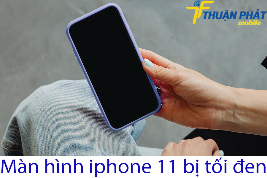 Màn hình iPhone 11 bị tối đen