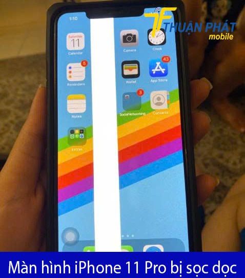 Màn hình iPhone 11 Pro bị sọc dọc