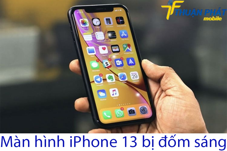 Màn hình iPhone 13 bị đốm sáng Màn hình iPhone 13 bị đốm sáng