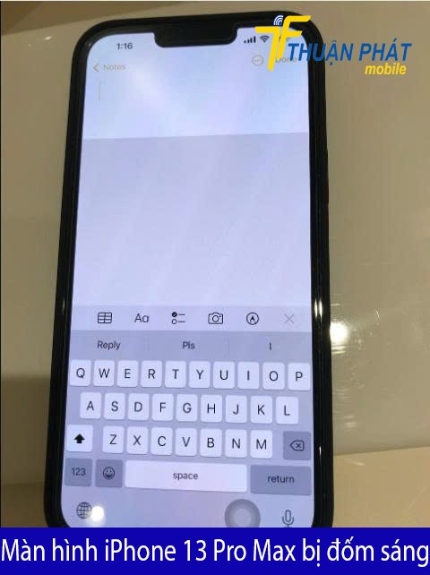 Màn hình iPhone 13 Pro Max bị đốm sáng Màn hình iPhone 13 Pro Max bị đốm sáng