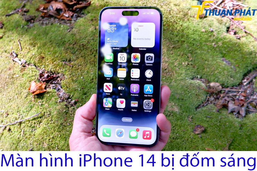Màn hình iPhone 14 bị đốm sáng Màn hình iPhone 14 bị đốm sáng