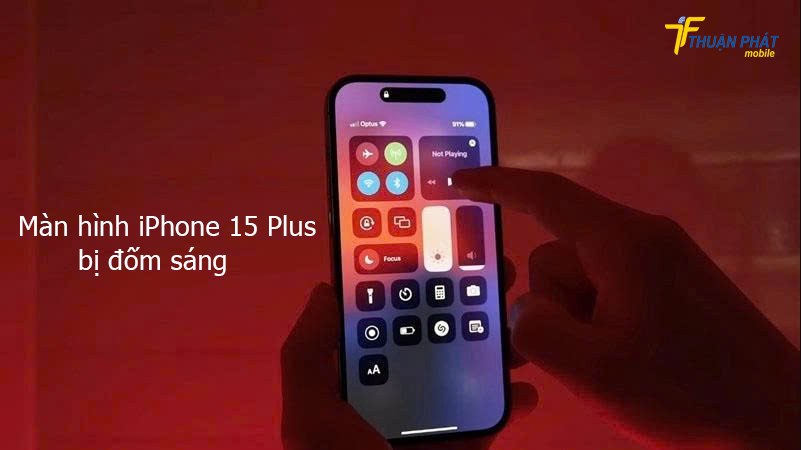 Màn hình iPhone 15 Plus bị đốm sáng