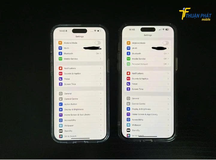 Màn hình iPhone 15 Pro bị ám màu