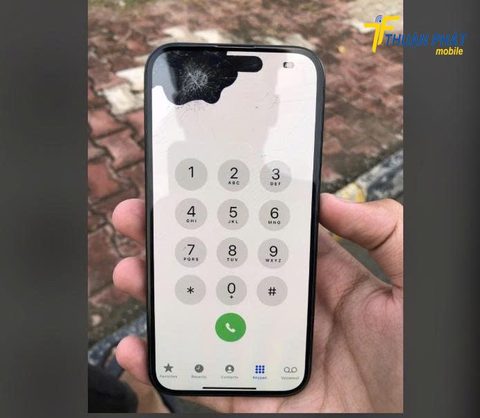 Màn hình iPhone 15 Pro bị chảy mực Màn hình iPhone 15 Pro bị chảy mực