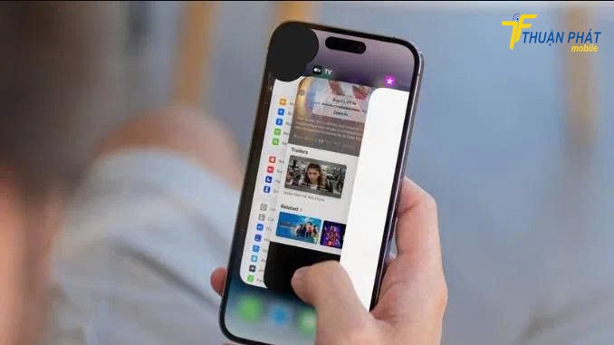 Màn hình iPhone 15 Pro Max bị chảy mực Màn hình iPhone 15 Pro Max bị chảy mực