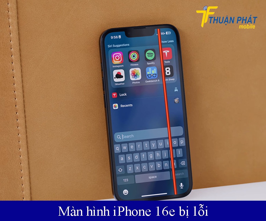 Màn hình iPhone 16e bị lỗi