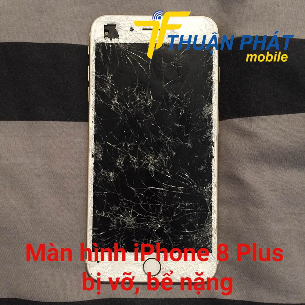 Màn hình iPhone 8 Plus bị vỡ, bể nặng