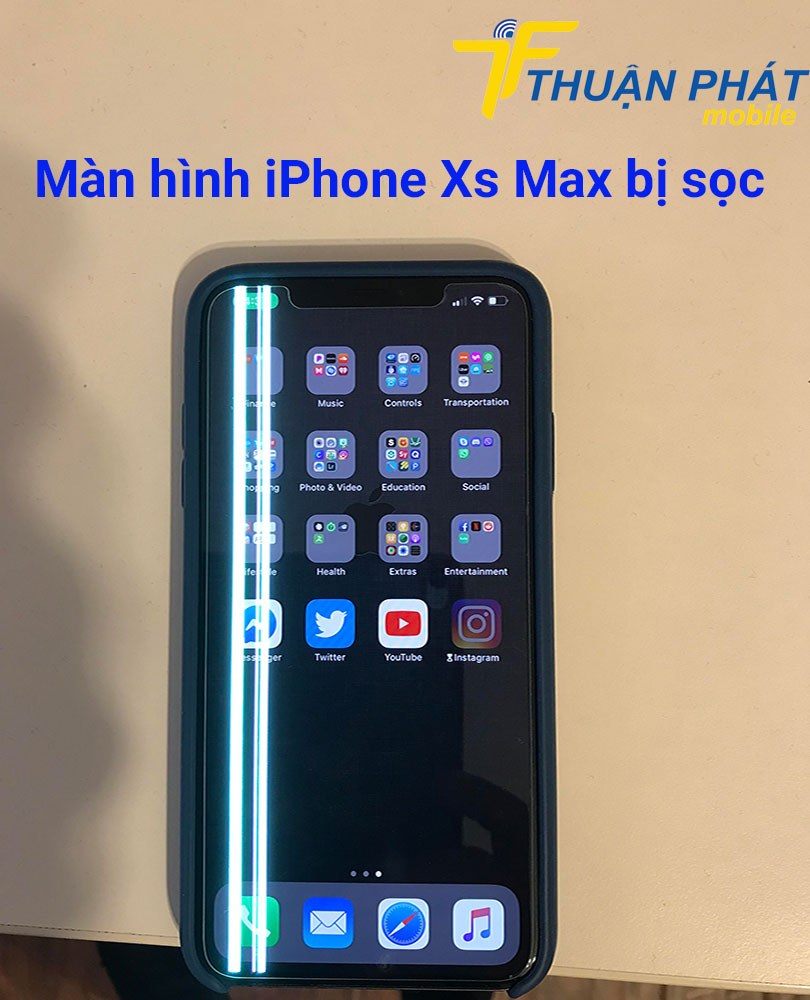 Màn hình iPhone Xs Max bị sọc