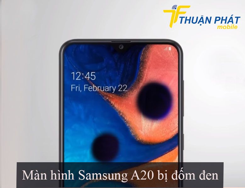 Màn hình Samsung A20 bị đốm đen