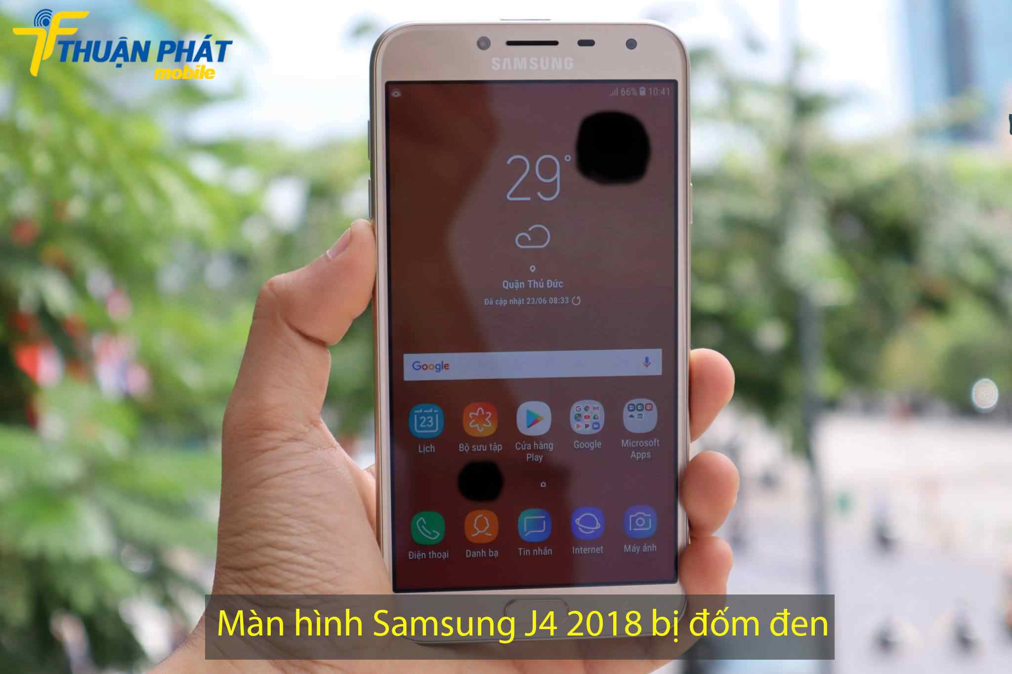 Màn hình Samsung J4 2018 bị đốm đen