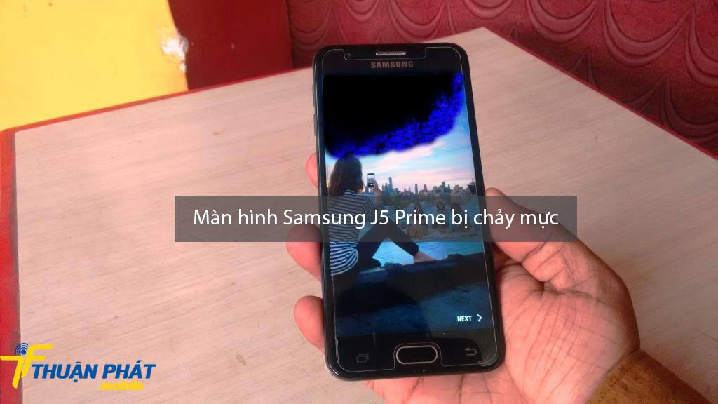 Màn hình Samsung J5 Prime bị chảy mực