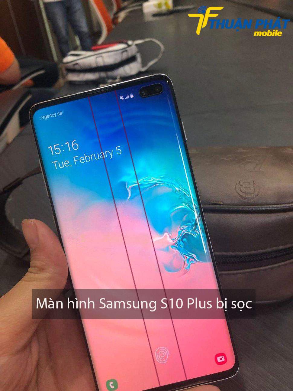 Màn hình Samsung S10 Plus bị sọc