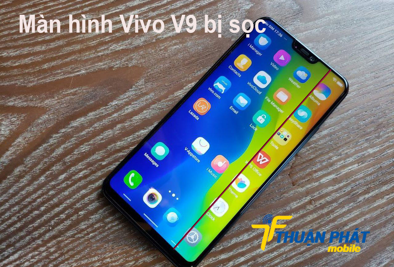 Màn hình Vivo V9 bị sọc