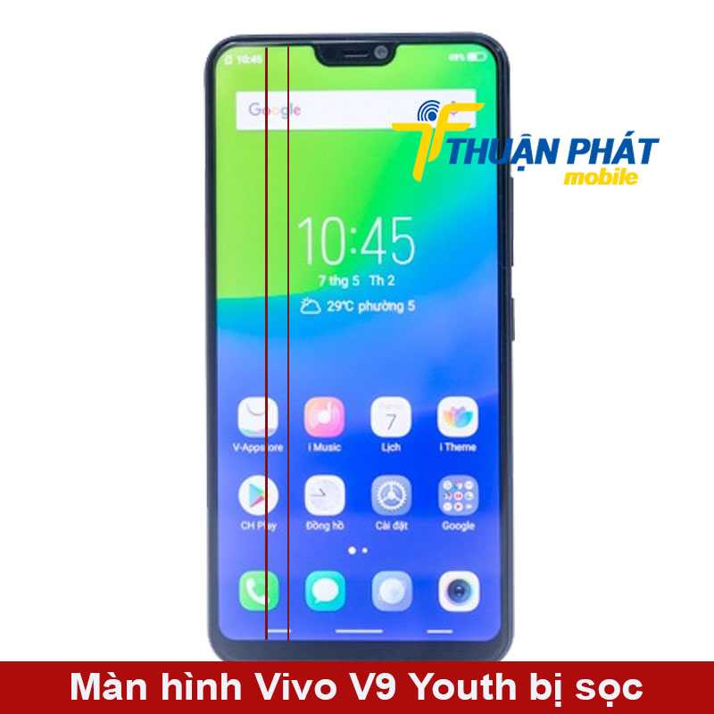Màn hình Vivo V9 Youth bị sọc