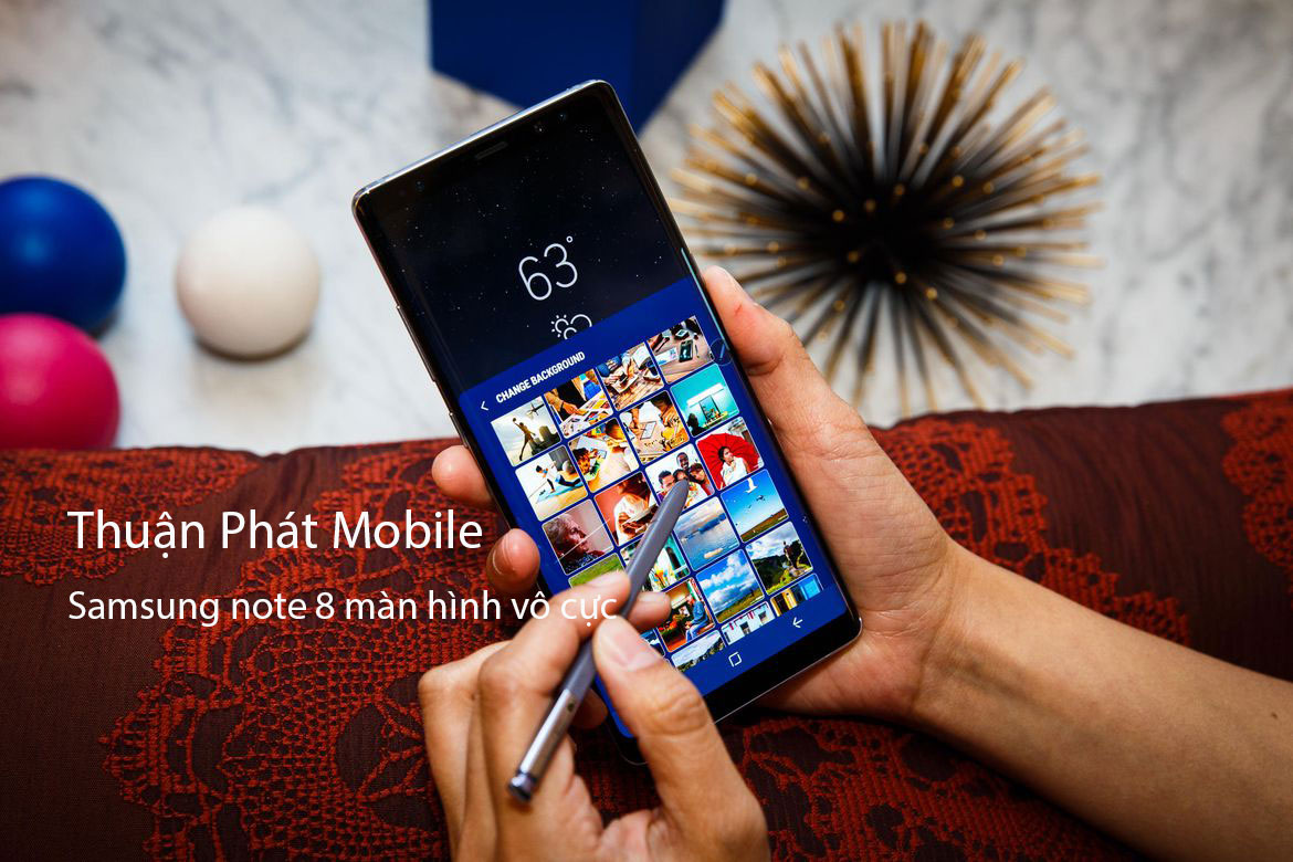 Địa chỉ thay màn hình Samsung Note 8 uy tín tại TP.HCM Samsung note 8 mà hình vô cực - Super AMOLED, 6.3 inch, Quad HD (2K)