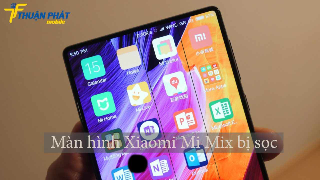 Màn hình Xiaomi Mi Mix bị sọc dọc