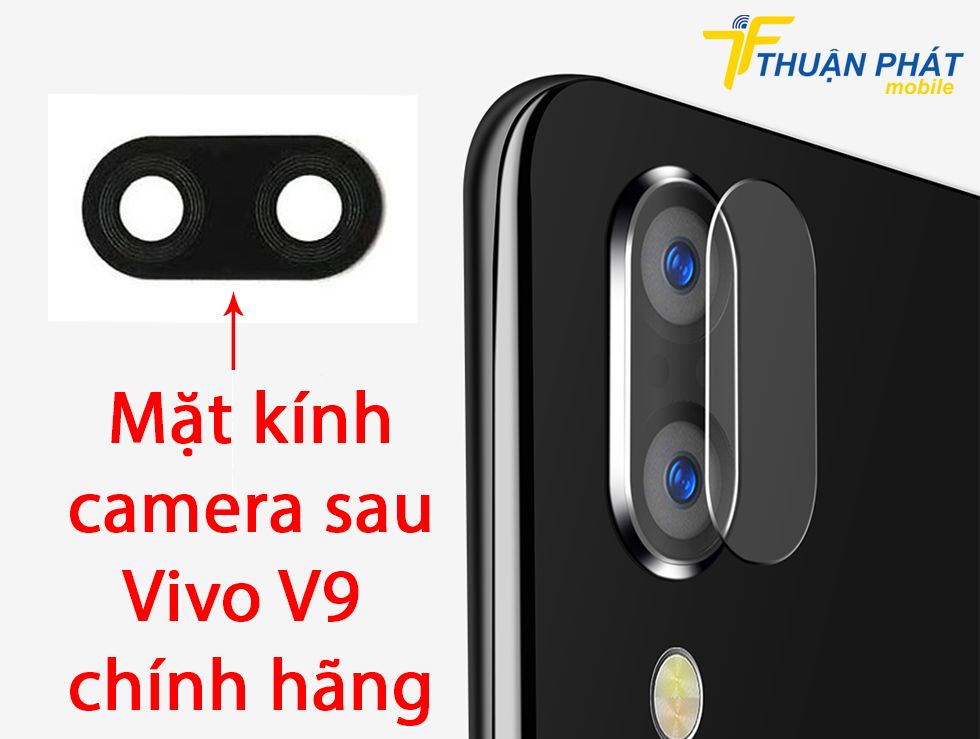Mặt kính camera sau Vivo V9 chính hãng