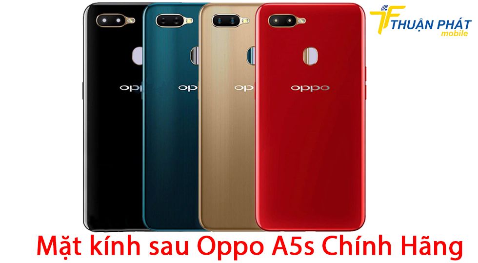 Mặt kính sau Oppo A5s chính hãng
