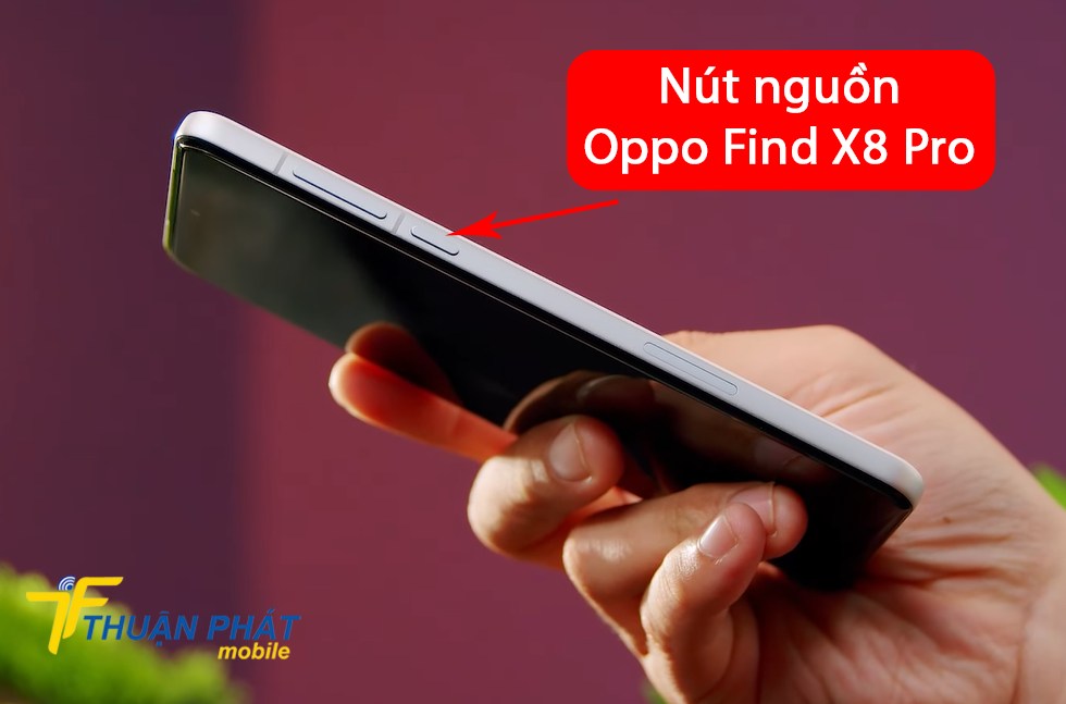 Nút nguồn Oppo Find X8 Pro