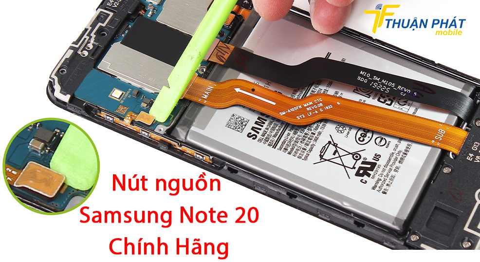 Nút nguồn Samsung Note 20 chính hãng