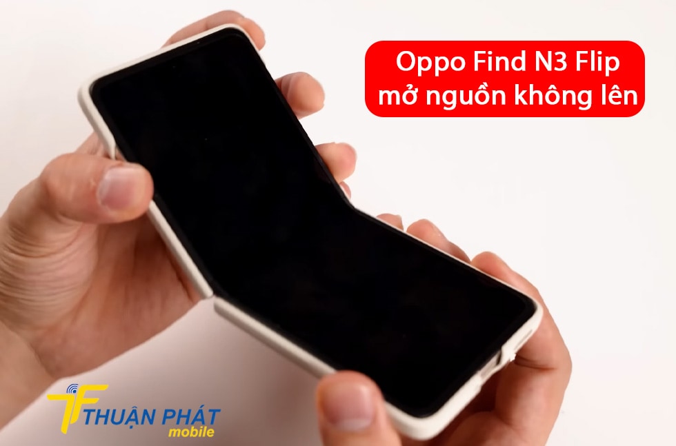 Oppo Find N3 Flip 5G mở nguồn không lên
