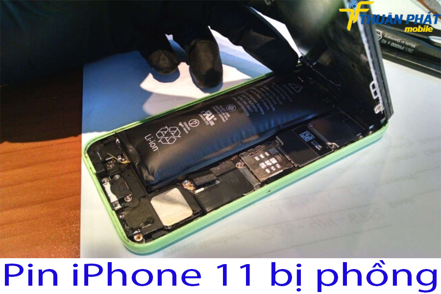 Pin iPhone 11 bị phồng 1 Pin iPhone 11 bị phồng 1