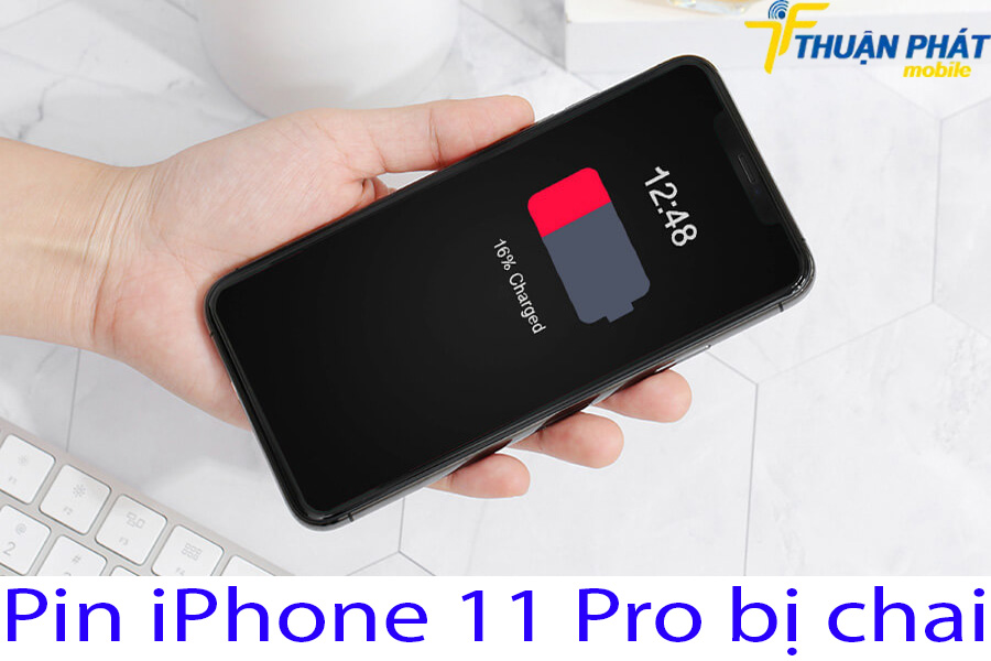 Pin iPhone 11 Pro bị chai