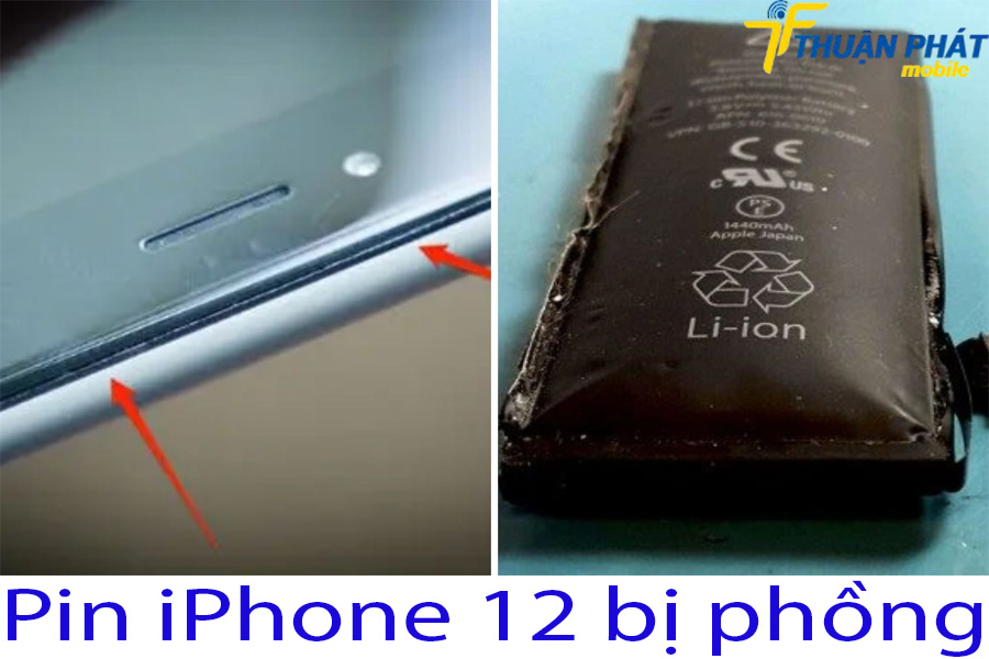Pin iPhone 12 bị phồng 1 