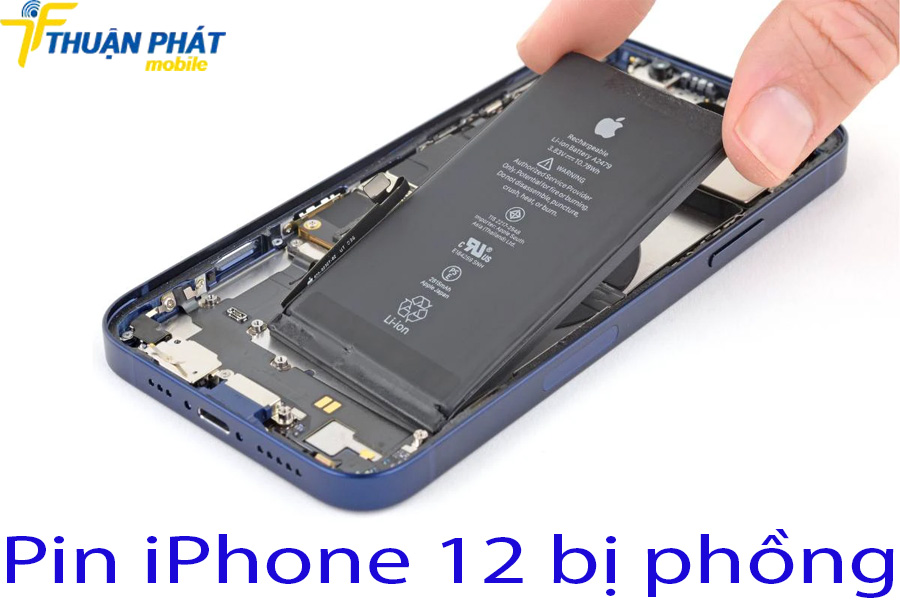 Pin iPhone 12 bị phồng