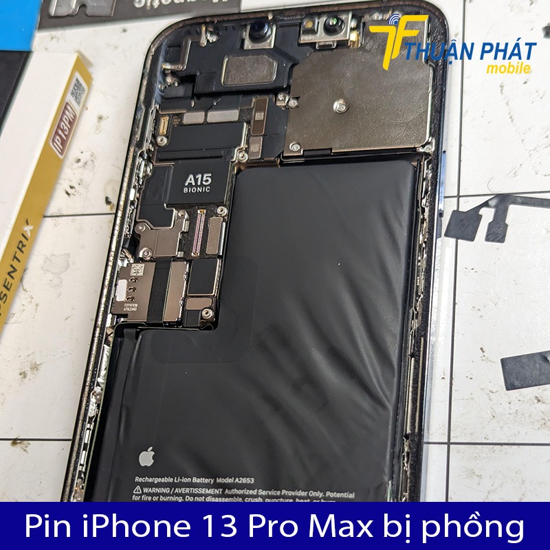 Pin iPhone 13 Pro Max bị phồng Pin iPhone 13 Pro Max bị phồng