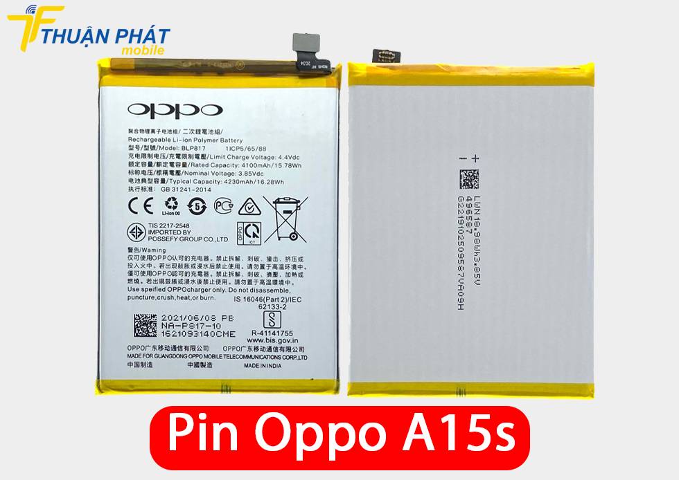 Pin Oppo A15s