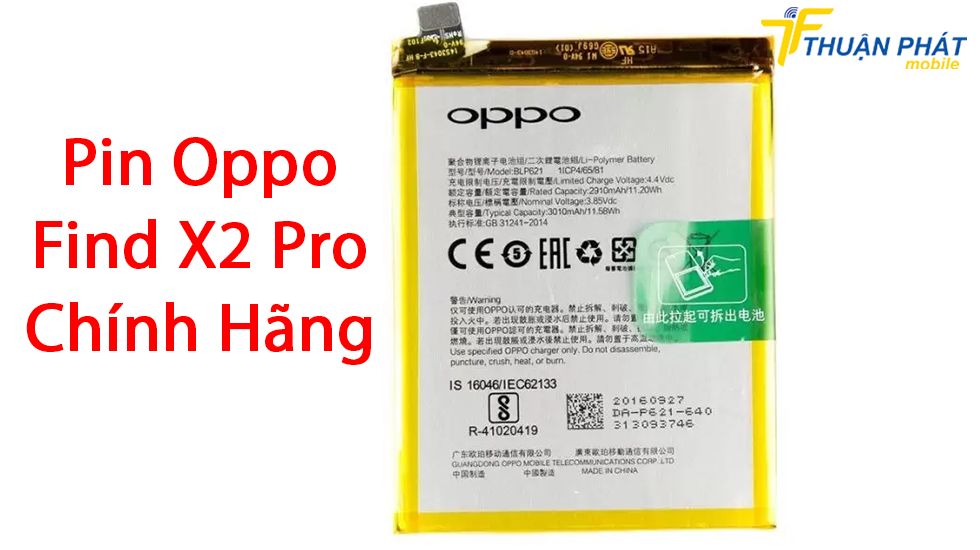 Pin Oppo Find X2 Pro chính hãng