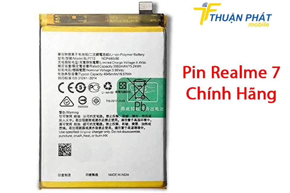 Pin Realme 7 chính hãng