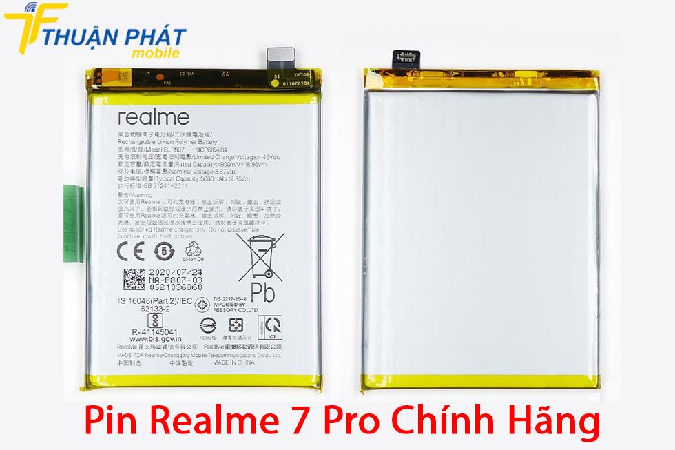 Pin Realme 7 Pro chính hãng