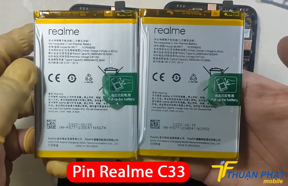 Pin Realme C33