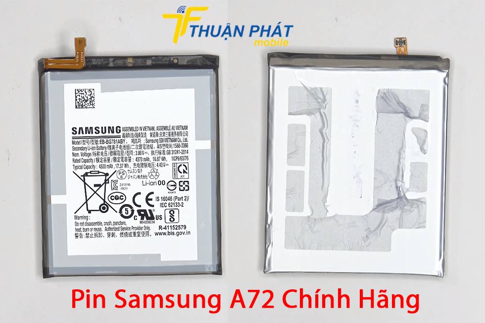 Pin Samsung A72 chính hãng