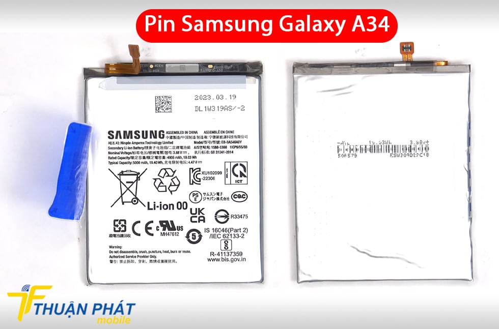 Pin Samsung Galaxy A34