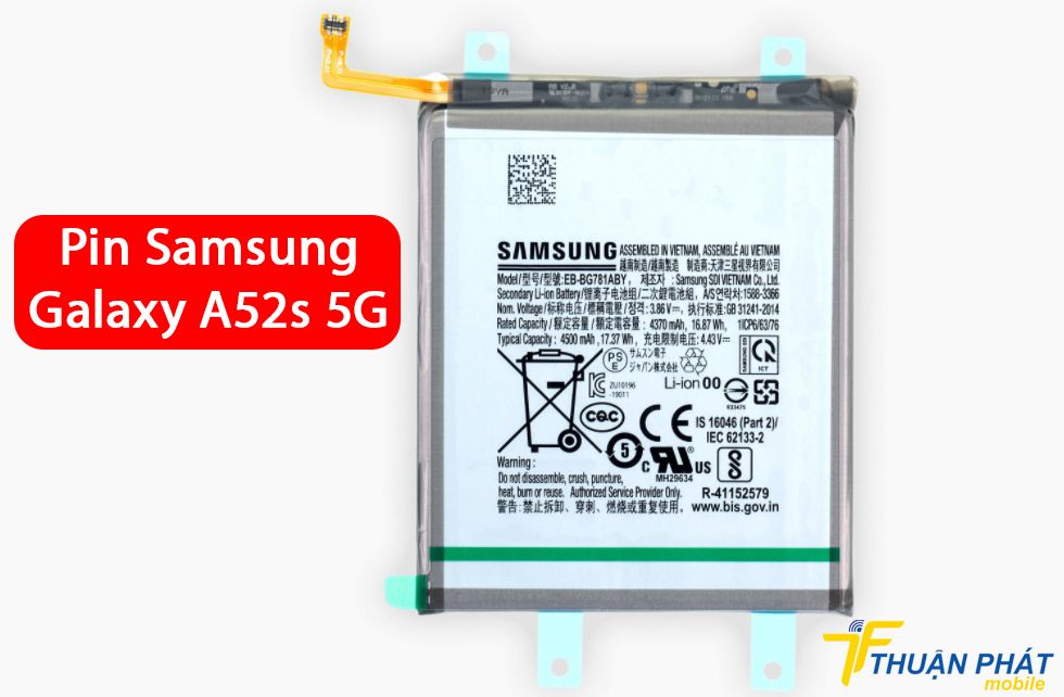 Pin Samsung Galaxy A52s 5G