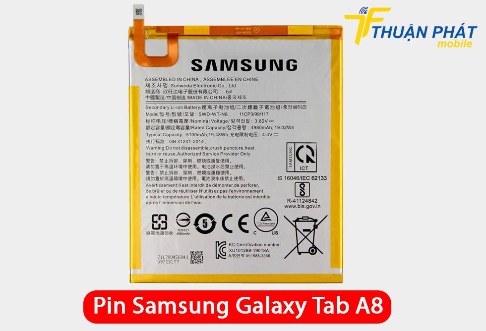 Pin Samsung Galaxy Tab A8