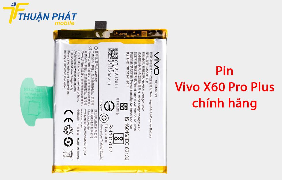 Pin Vivo X60 Pro Plus chính hãng