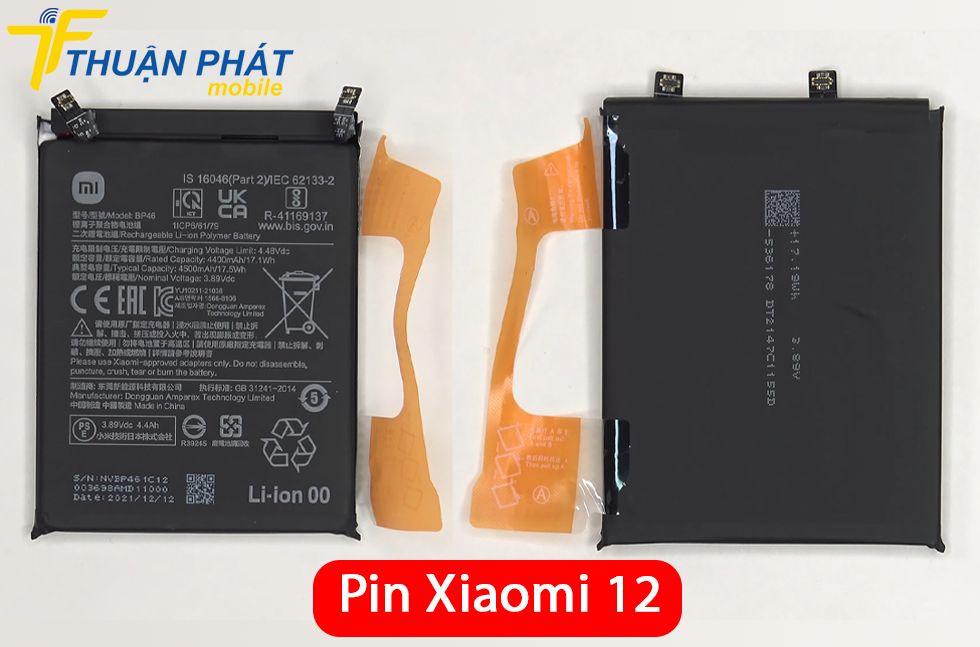 Pin Xiaomi 12