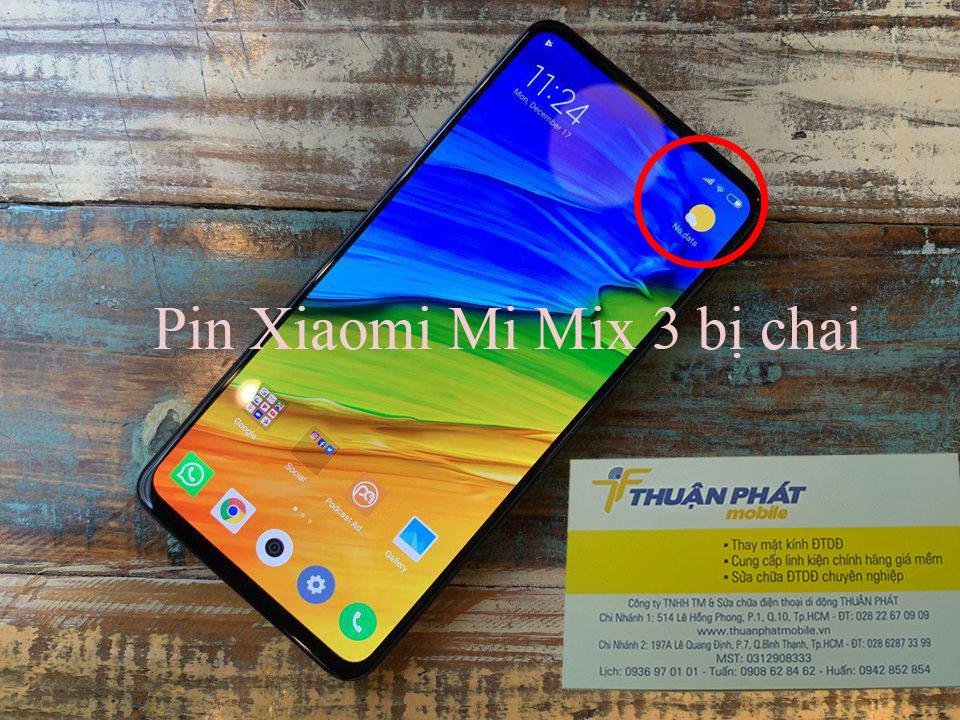 Pin Xiaomi Mi Mix 3 bị chai
