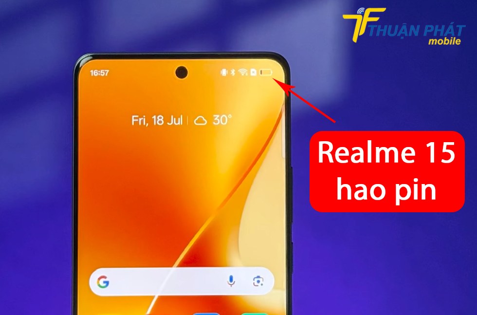 Realme 15 hao pin