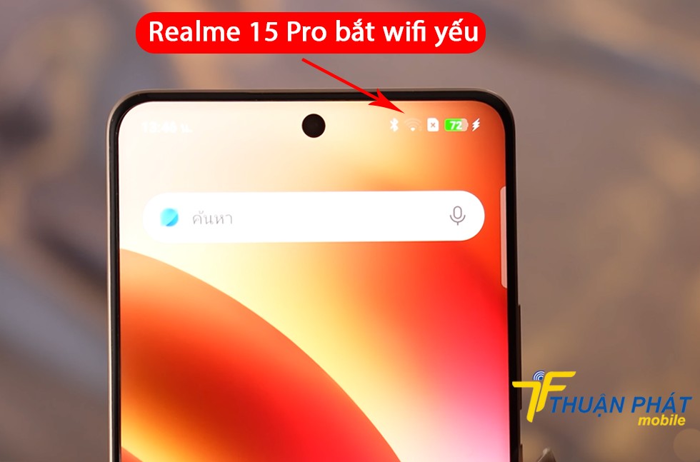 Realme 15 Pro bắt wifi yếu
