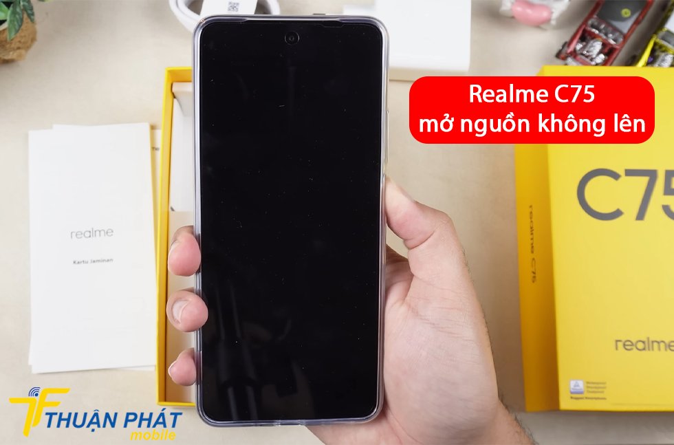 Realme C75 mở nguồn không lên