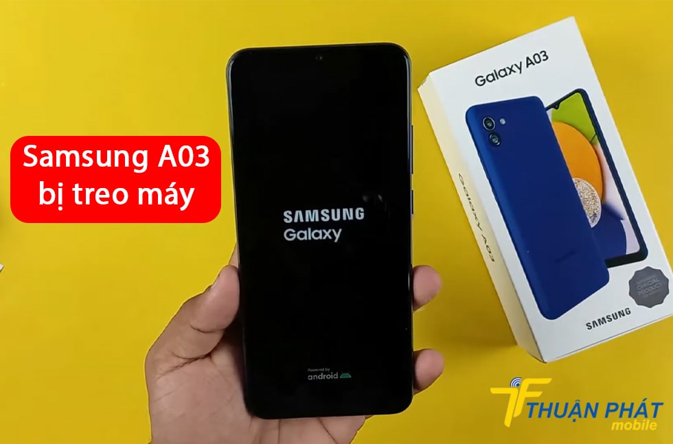 Samsung A03 bị treo máy