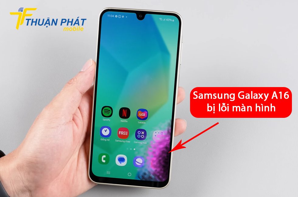 Samsung Galaxy A16 bị lỗi màn hình