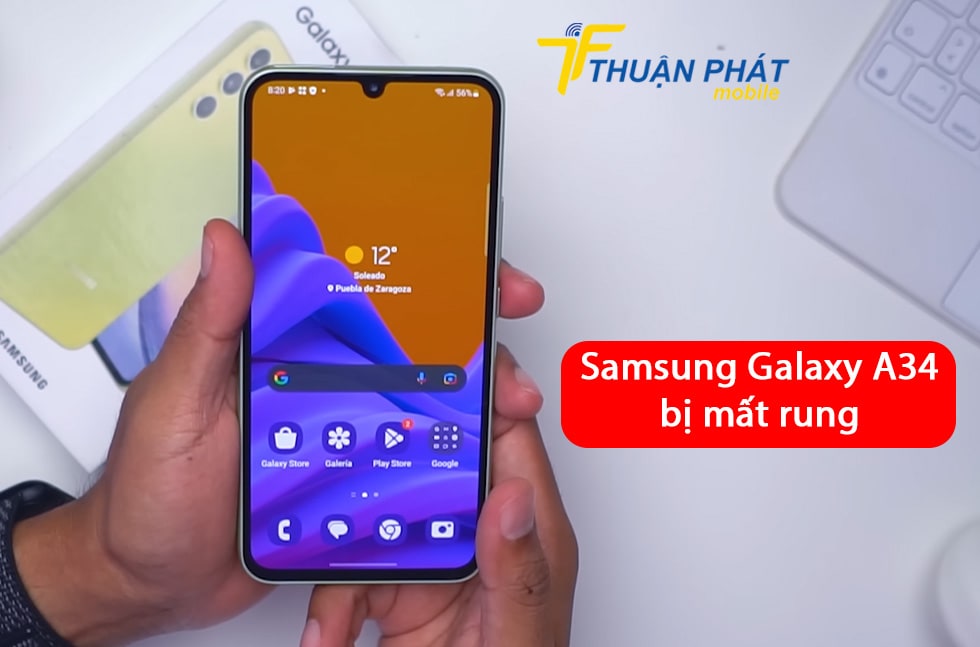 Samsung Galaxy A34 bị mất rung